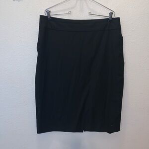 Old Navy Stretch Black Office Midi Pencil Skirt